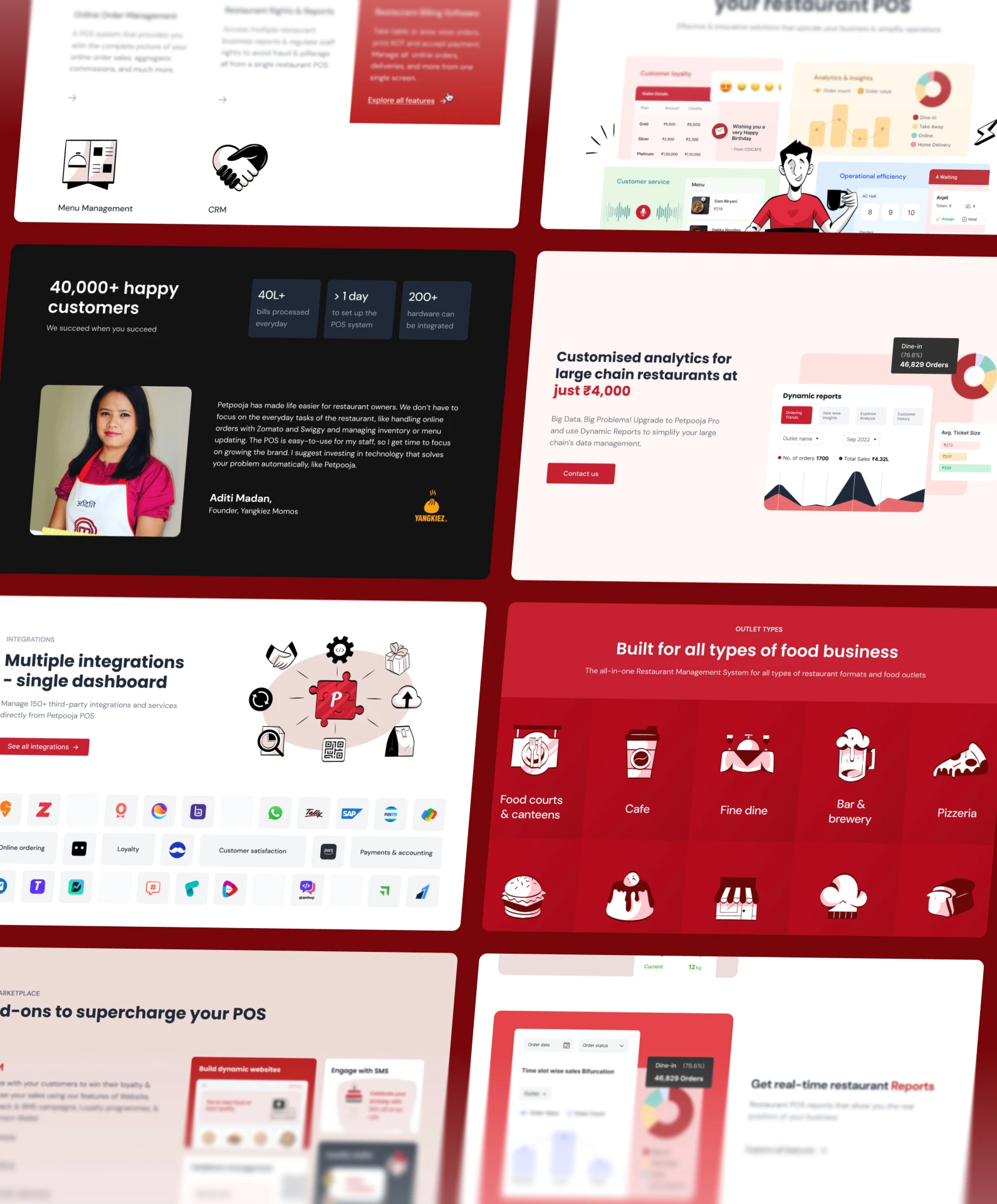 Final Petpooja website design, page 2